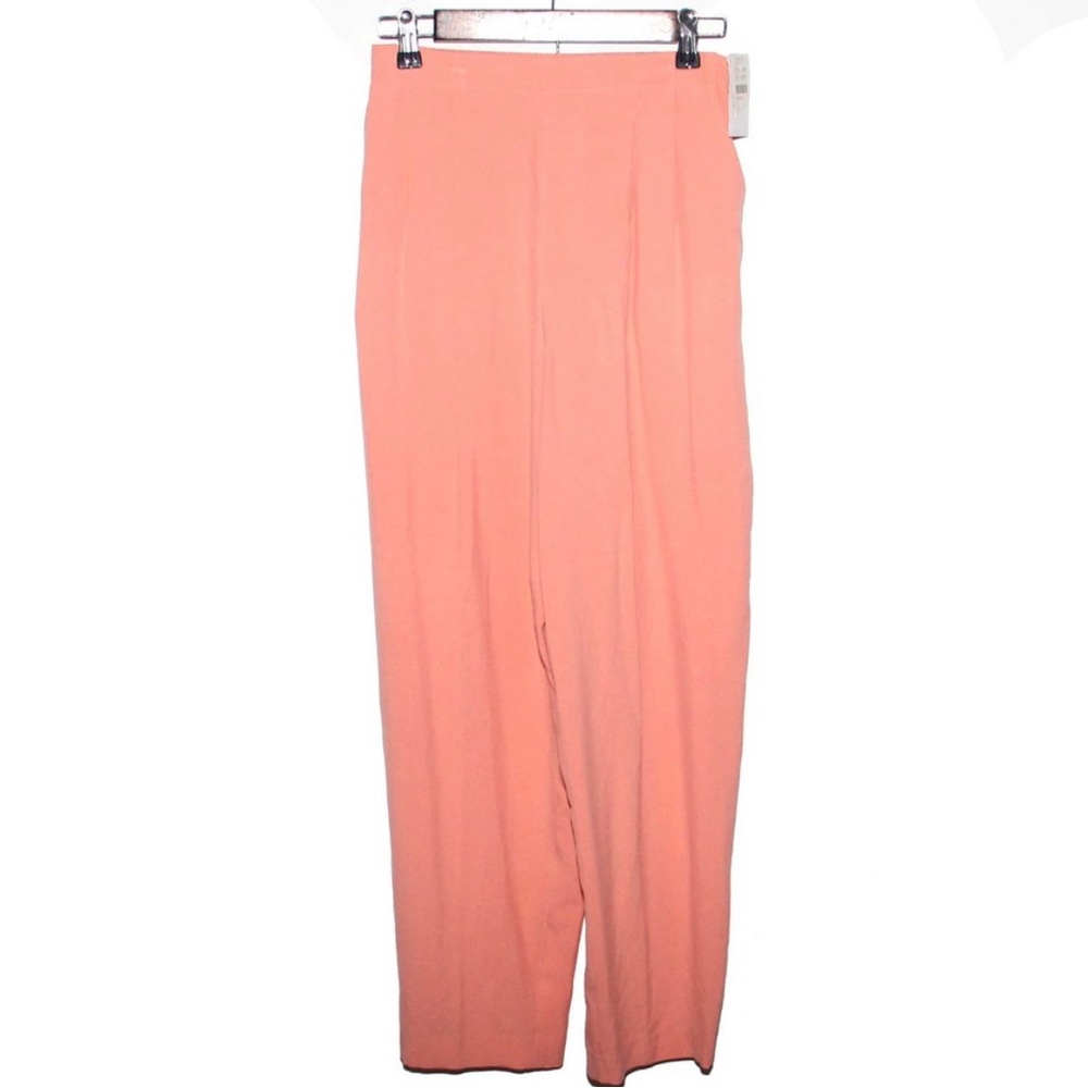 NEW Vintage Petite Sophisticate Silk High Waist Mom Pants Size Petite Small